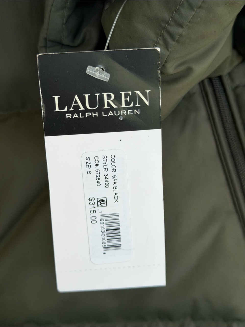 Ralph Lauren Olive Green Quilted Puffer Jacket - Women's - Picture 9 of 12